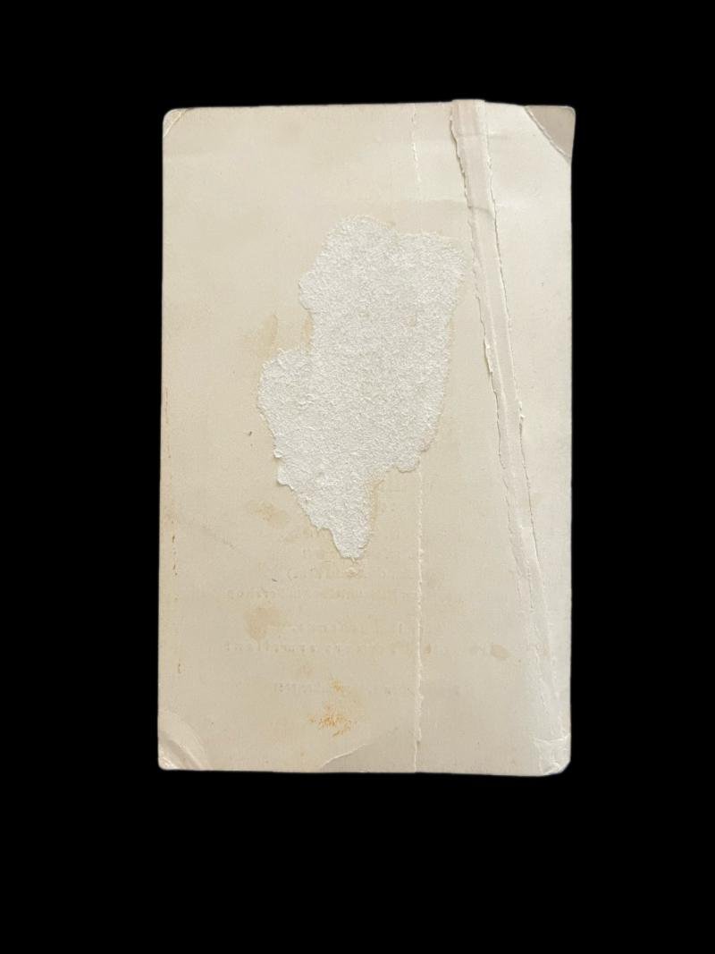 WW2 GERMAN DEATH CARD TO LCPL WILLI DIERSCH — image 2