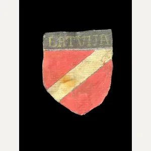 REPRODUCTION WW2 GERMAN LATVIAN PATCH