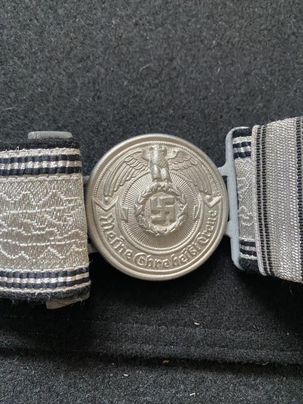 (Was £40) REPRODUCTION WW2 GERMAN SS OFFICERS BROCADE BELT — image 2