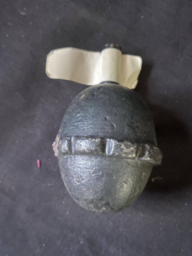 (Was £60) WW1 GERMAN MODEL 17 EGG GRENADE (INERT) — image 3
