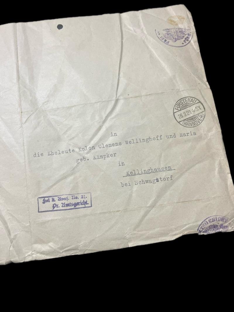 1920 DATED GERMAN DISTRICT COURT DOCUMENT — image 4