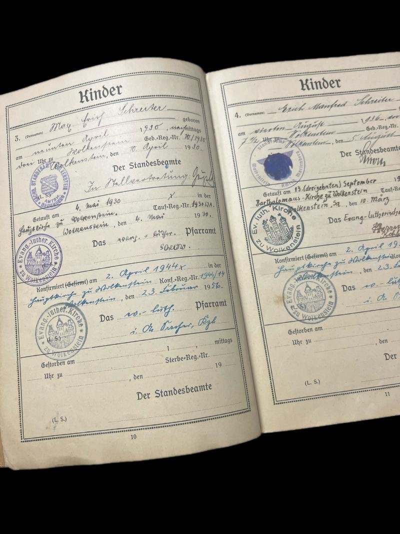 GERMAN FAMILY TREE BOOK — image 3