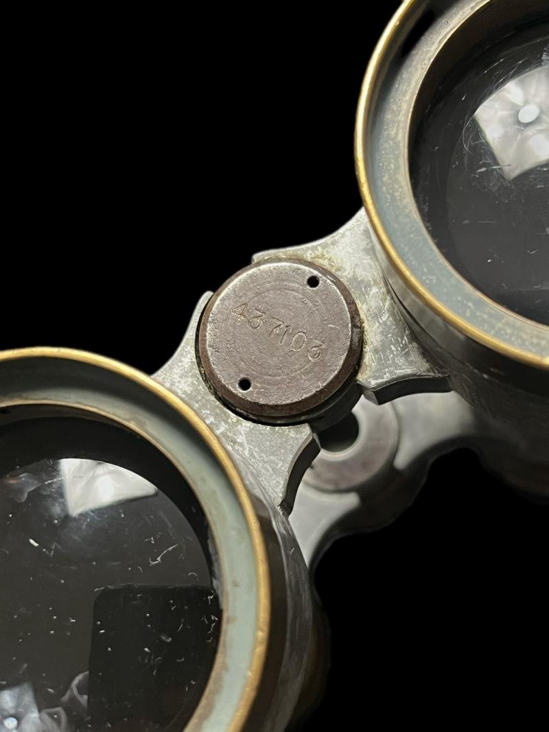 WW1 1917 DATED GERMAN FERNGLAS 08 BINOCULARS — image 3