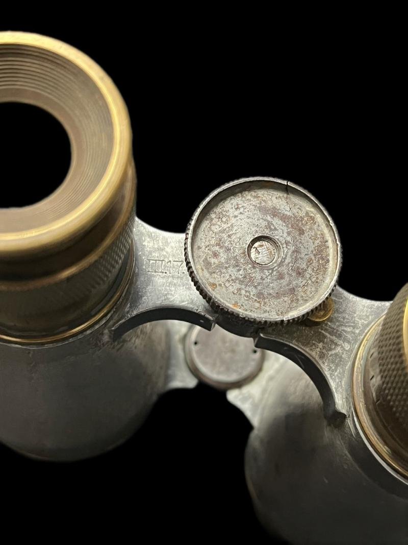 WW1 1917 DATED GERMAN FERNGLAS 08 BINOCULARS — image 4