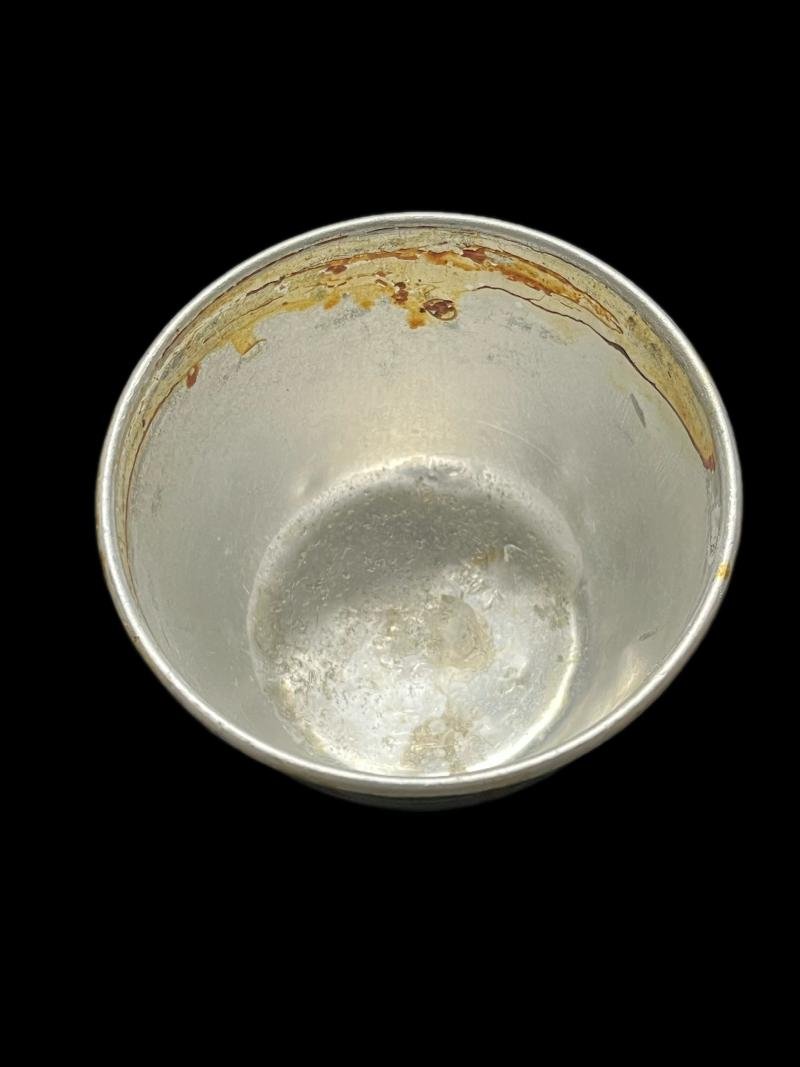 WW2 GERMAN LUFTWAFFE 7 OZ ALUMINIUM DRINKING UP — image 4