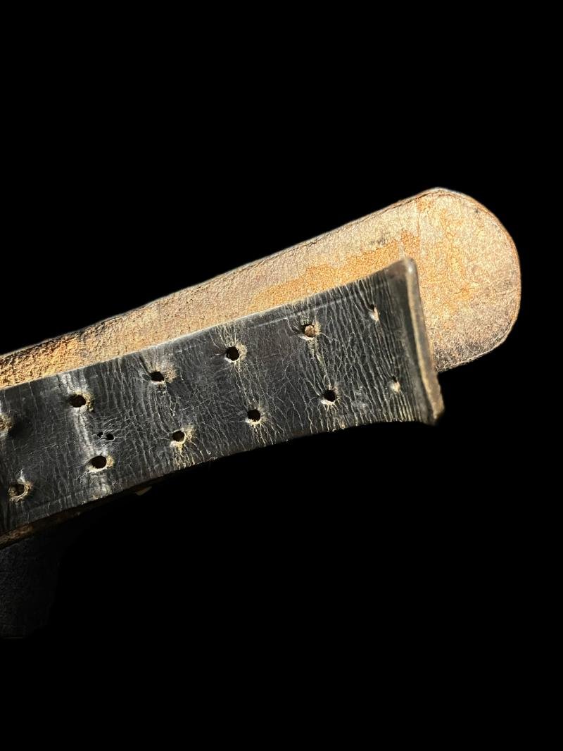 WW2 GERMAN LEATHER PARADE BELT — image 3