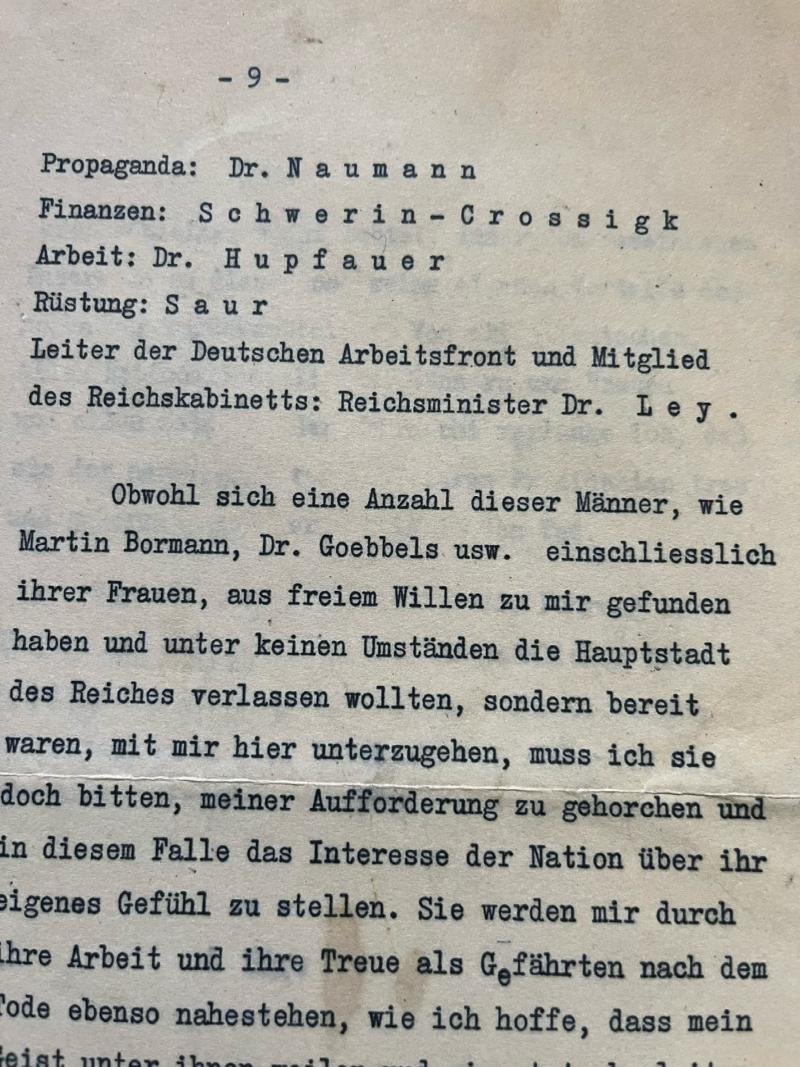 PART OF A LETTER FROM A DR NAUMANN — image 2