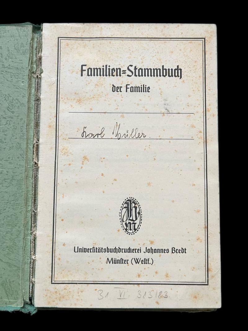 GERMAN FAMILIY TREE BOOK — image 2