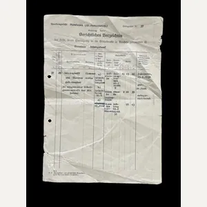 GERMAN COURT REGISTER DOCUMENT