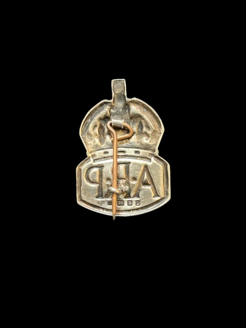 SILVER STAMPED A.R.P BADGE — image 2