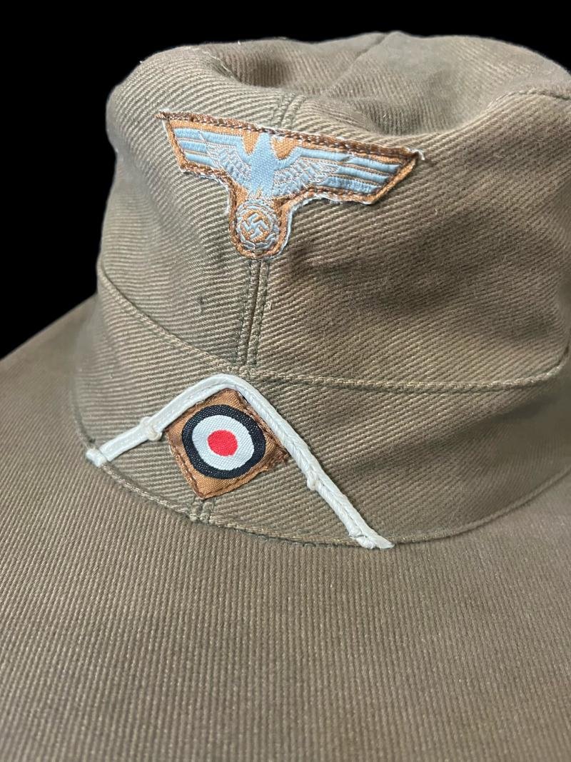 REPRODUCTION WW2 GERMAN AFRIKA KORP CAP — image 2