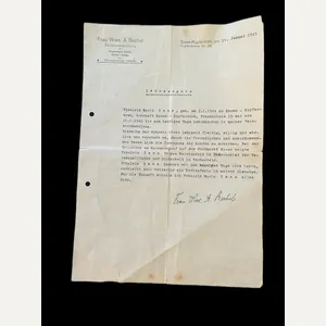 WW2 GERMAN APPRENTICESHIP CERTIFICATE