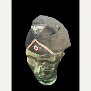 REPRODUCTION WW2 GERMAN PANZER SIDE CAP