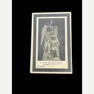 WW1 GERMAN DEATH CARD TO MATHIAS WITTLICH