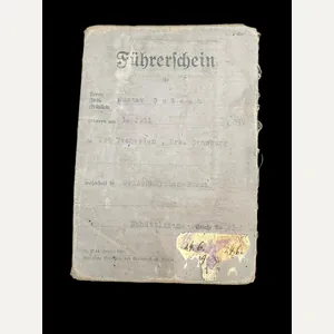 WW2 GERMAN DRIVERS LICENCE