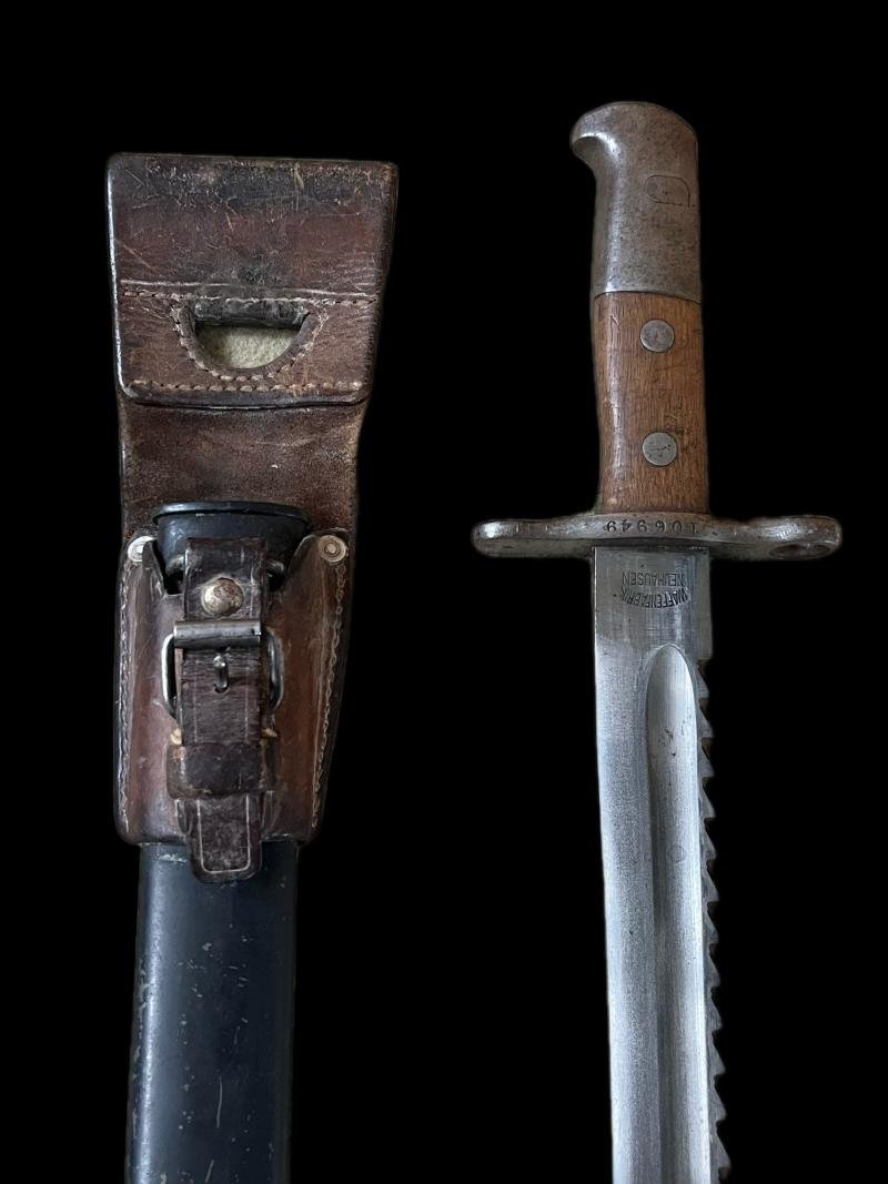 SWISS M-1889/1914 SAW BACK BAYONET — image 2