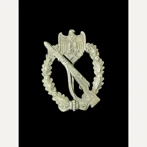 WW2 GERMAN INFANTRY ASSAULT BADGE IN SILVER (FCL)