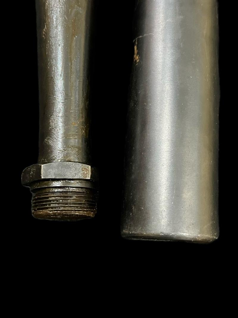 WW2 GERMAN MG15 FLASH HIDER IN ORIGINAL STEEL CASE — image 2
