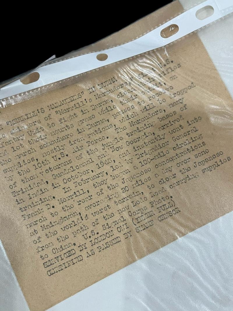 WW2 U.S. TROOPS CLEANING THEIR RIFLES IN BURMA — image 4