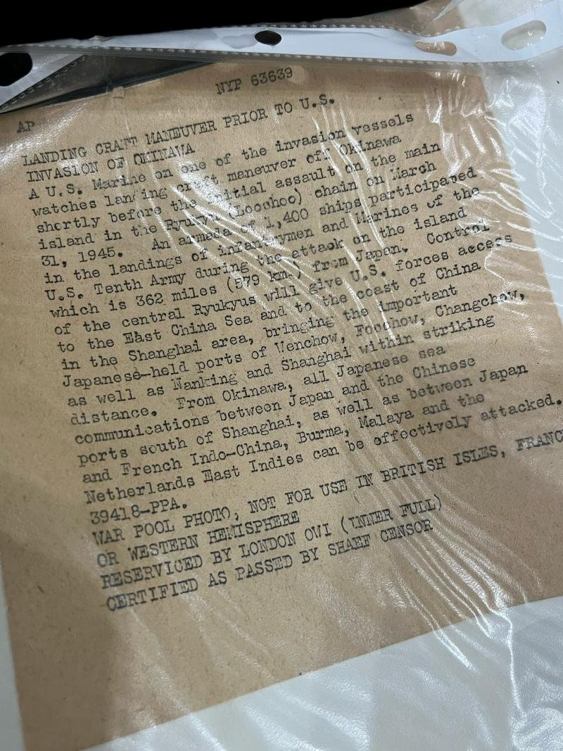 LANDING CRAFT MANOEUVRE PRIOR U.S. INVASION OF OKINAWA — image 2