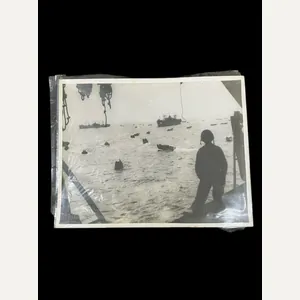 LANDING CRAFT MANOEUVRE PRIOR U.S. INVASION OF OKINAWA