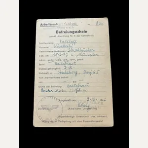 GERMAN EXEMPTION CERTIFICATE