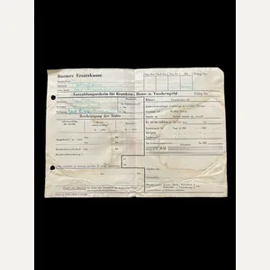 GERMAN BARMER HEALTH INSURANCE CERTIFICATE