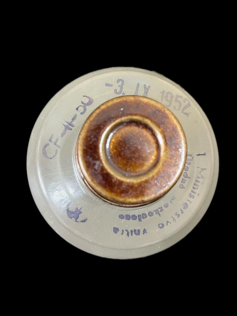 CZECH GAS MASK WITH FILTER AND TIN — image 3