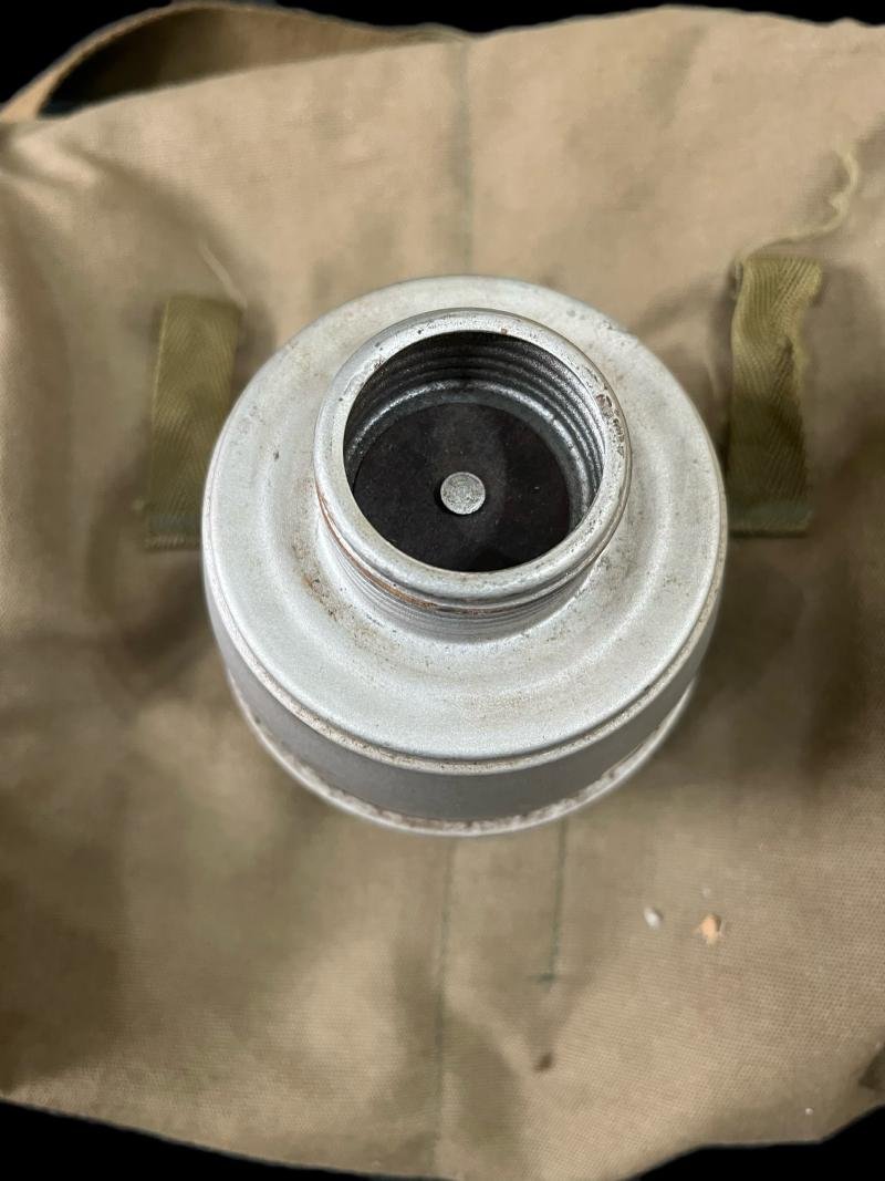 CZECH GAS MASK BAG AND FILTER — image 6
