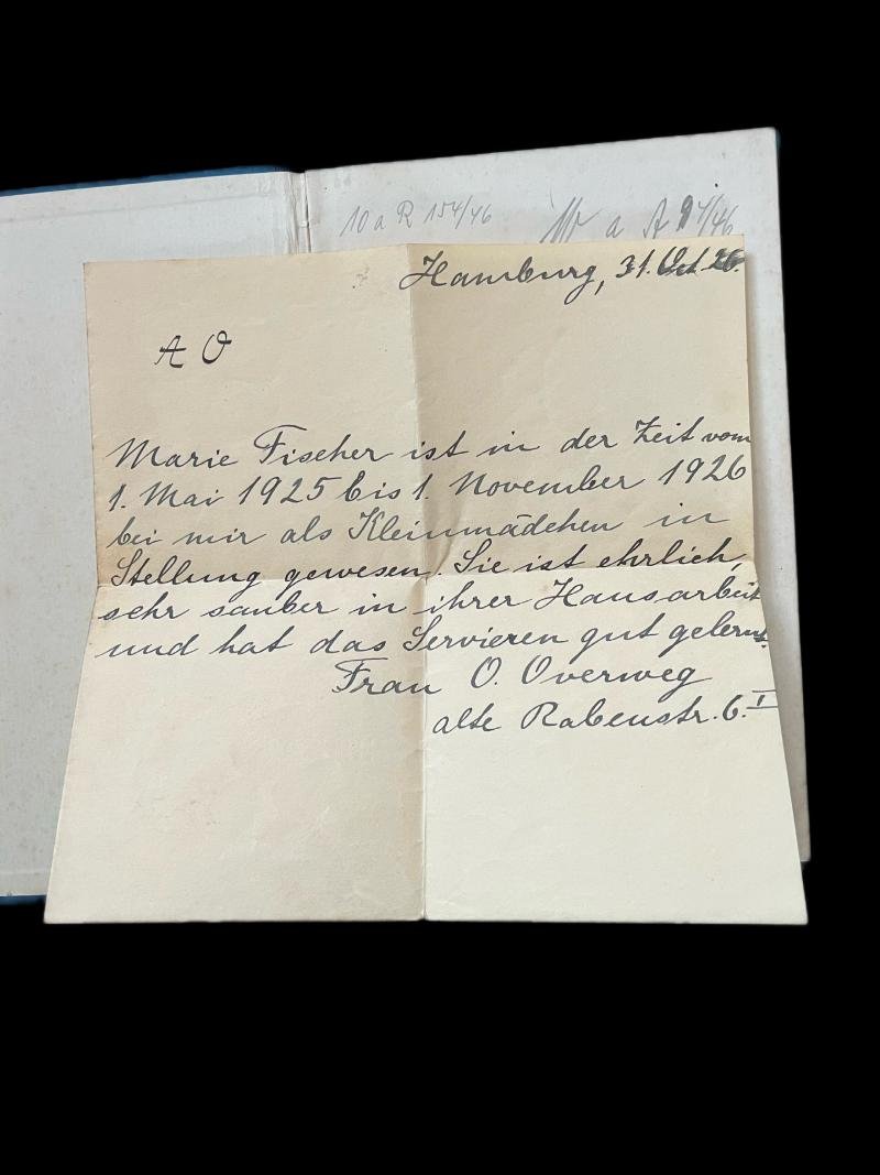 (was £30) WW2 GERMAN FAMILY TREE DOCUMENT — image 2