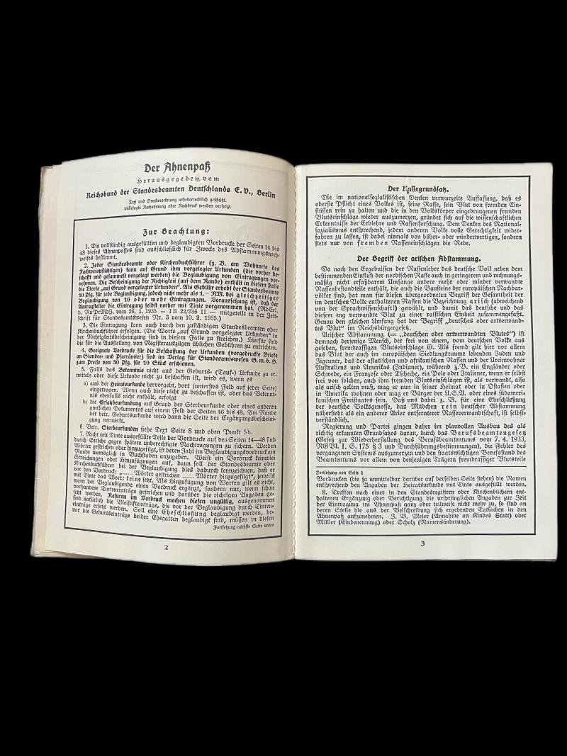 (was £10) GERMAN FAMILY TREE DOCUMENT — image 2