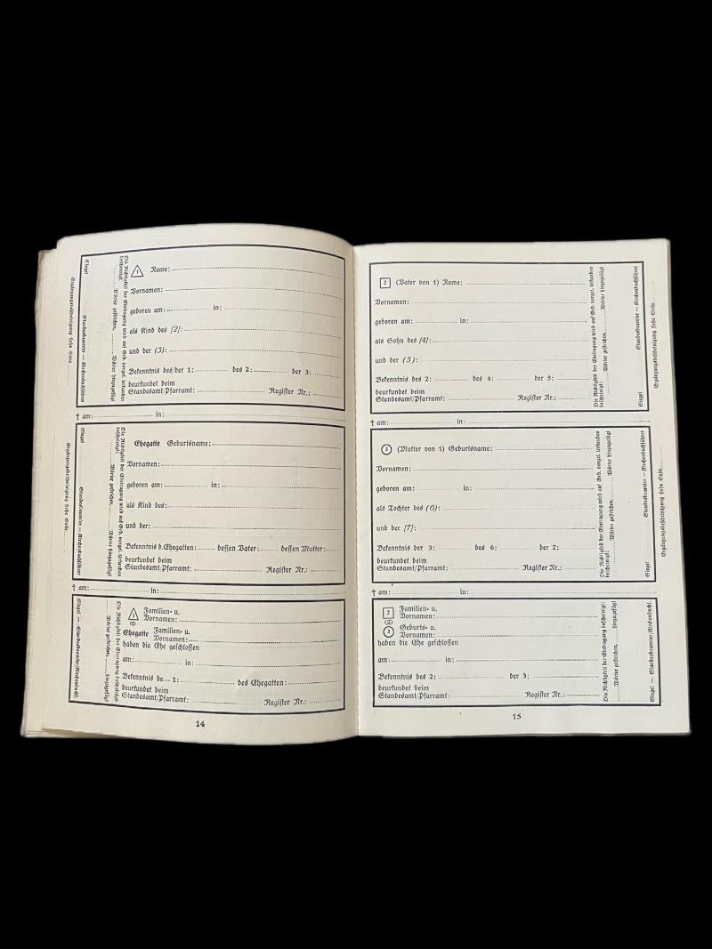 (was £10) GERMAN FAMILY TREE DOCUMENT — image 3