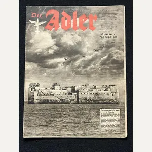 (was £10) WW2 GERMAN 'DER ADLER' MAGAZINE