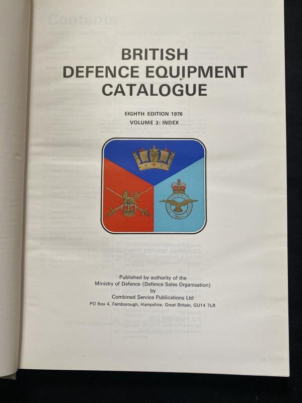 (was £25) BRITISH DEFENCE EQUIPMENT CATALOGUE 1976 (HARD COVER) — image 2