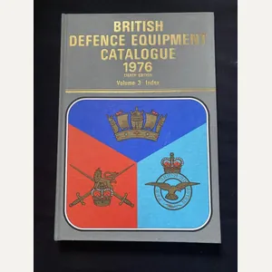 (was £25) BRITISH DEFENCE EQUIPMENT CATALOGUE 1976 (HARD COVER)