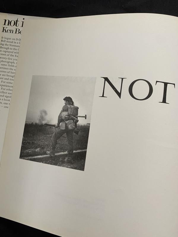 (was £10) NOT IN VAIN (HARDCOVER) — image 2