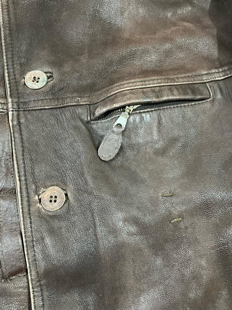 WW2 GERMAN LUFTWAFFE LEATHER JACKET — image 4