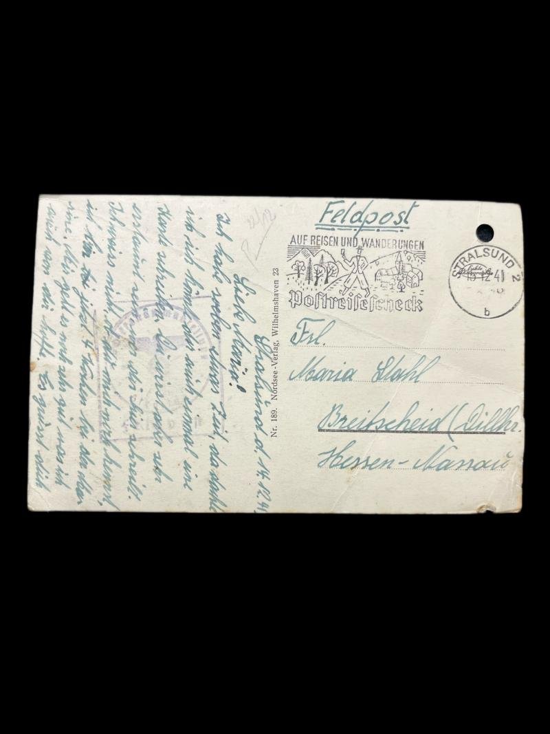 (Was £10) WW2 GERMAN POSTCARD — image 2