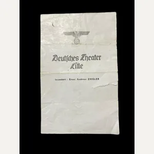 (Was £15) WW2 GERMAN DEUTSCHES THEATER LILLE (CARMEN)