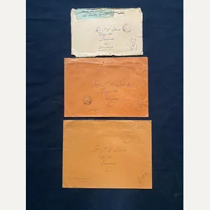 (Was £5) 3 X WW2 BRITISH ENVELOPES