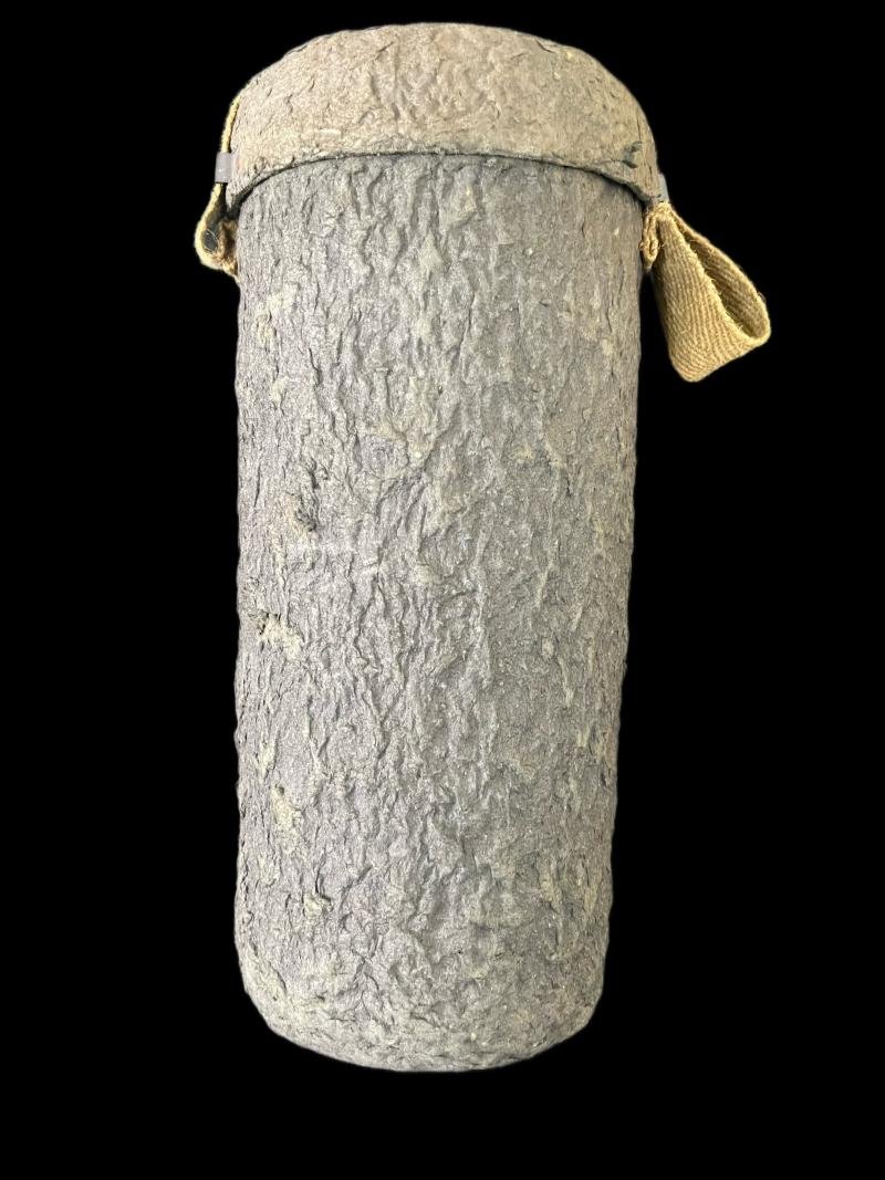 WW2 FRENCH AJAX F2 GAS MASK WITH PAPER CANISTER (GERMAN CAPTURED) — image 5