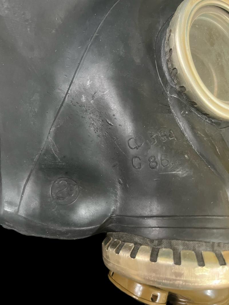EAST GERMAN GAS MASK SET WITH A SOVIET GP-5 MASK — image 4