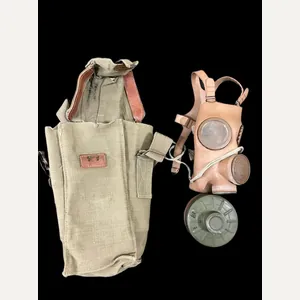 BELGIAN M51 GAS MASK WITH FILTER AND BAG