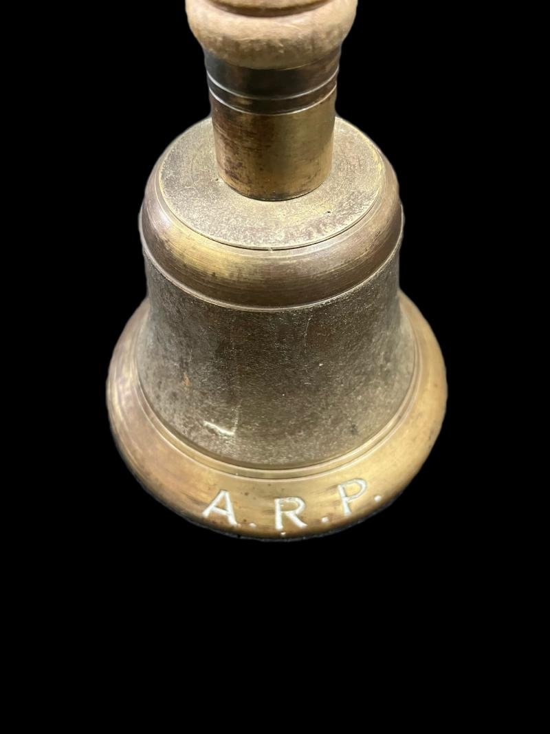 WW2 HOME FRONT A.R.P WARDENS BELL — image 2