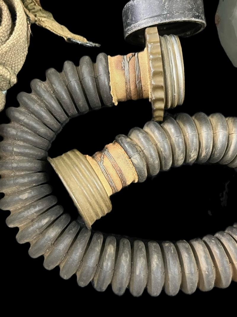 RARE CZECH 1934 DATED ECKHARDT GAS MASK WITH FILTER AND BAG — image 4