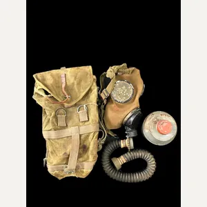 RARE CZECH 1934 DATED ECKHARDT GAS MASK WITH FILTER AND …