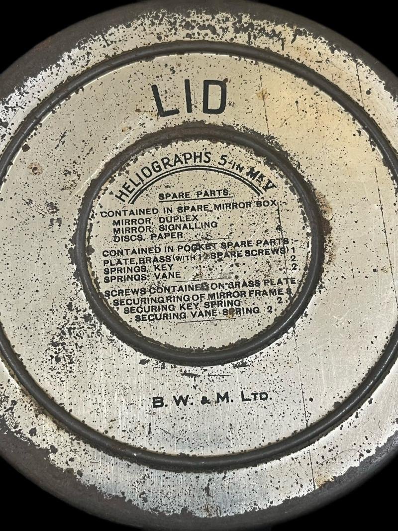 HELIOGRAPHS 5 IN MK.V SPARE MIRROR — image 2