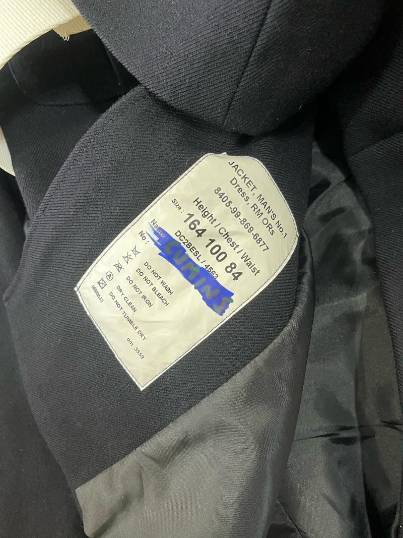 ROYAL MARINE NO.1 DRESS UNIFORM AND CAP — image 6