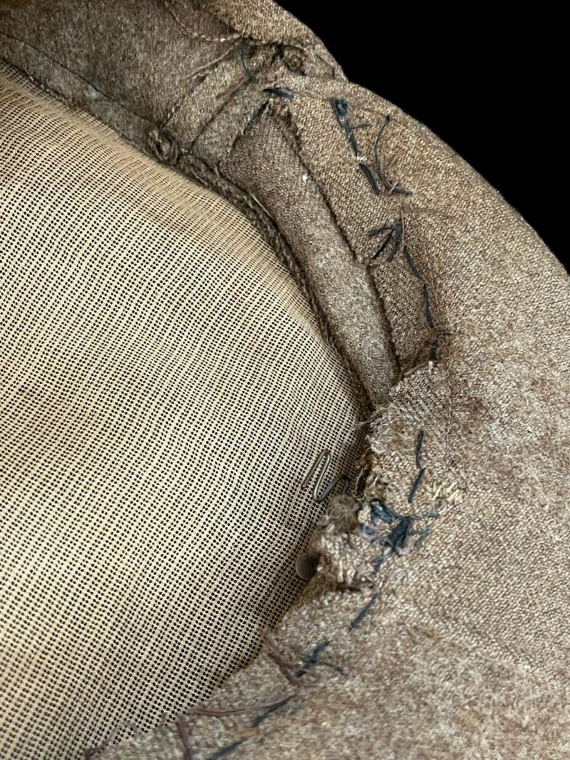 RARE WW1 BRITISH SUFFOLK REGIMENT OFFICER'S CAP — image 7