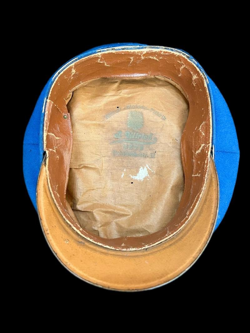 WW1 GERMAN BAVARIAN VISOR CAP FOR SCHWEREN REITER REGIMENT — image 6